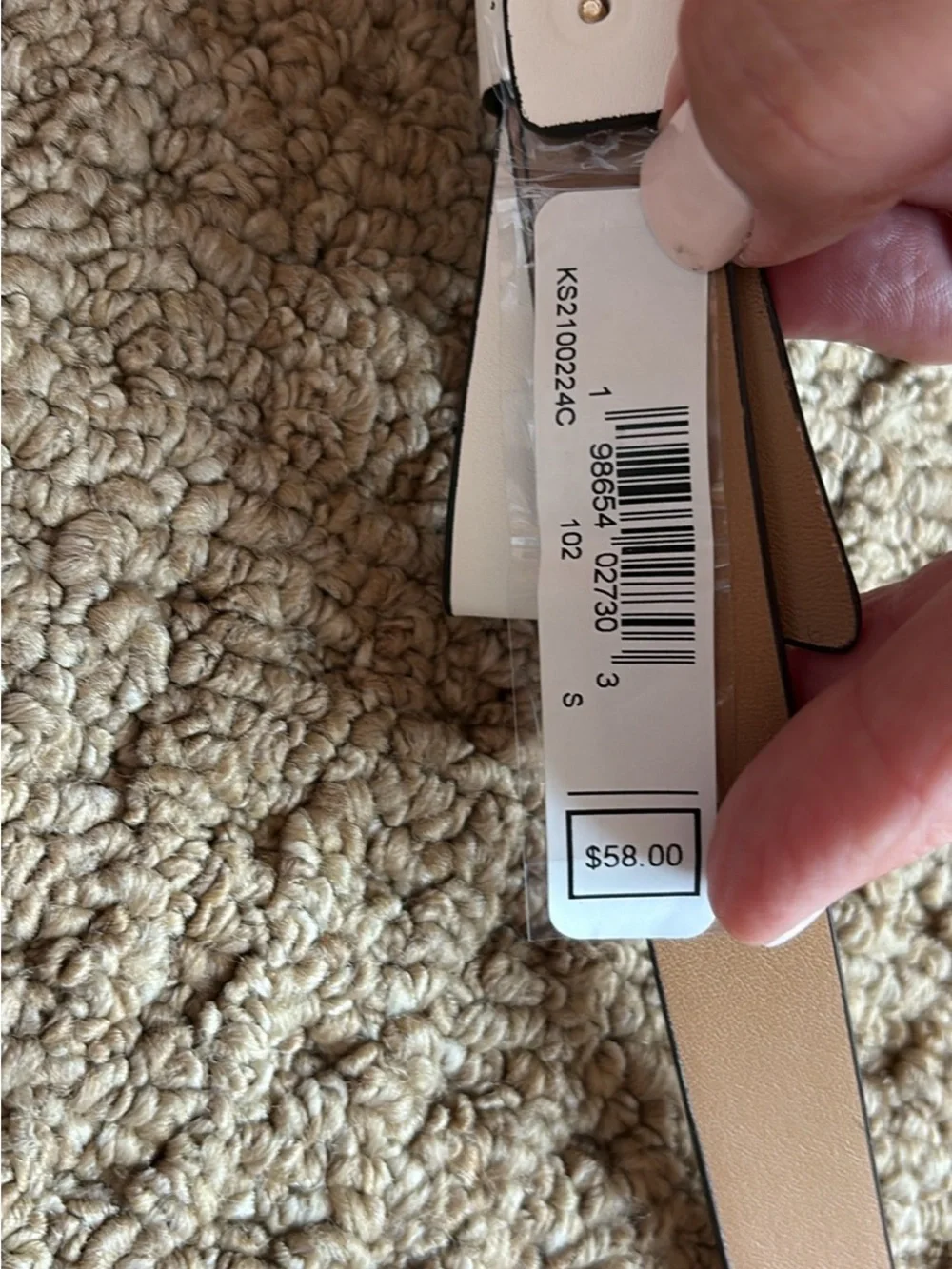 kate spade White Bow Belt